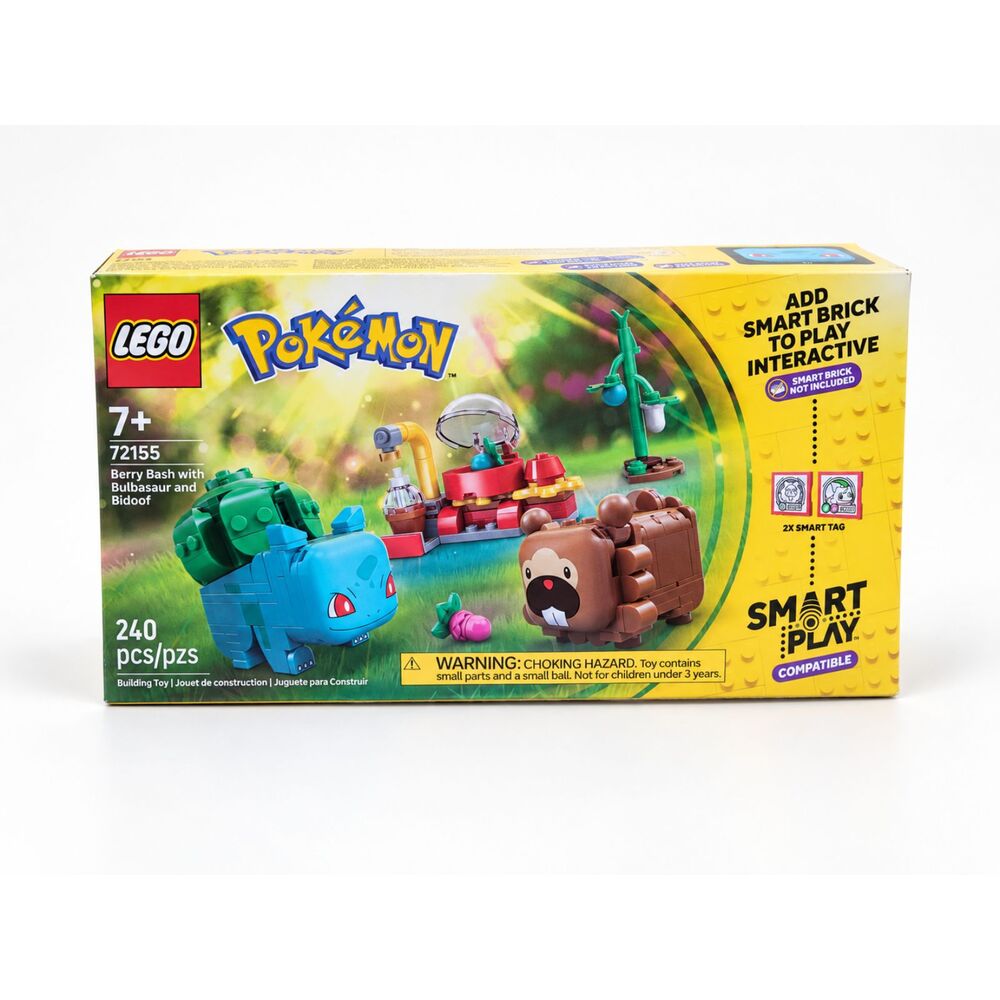 LEGO Pokémon 72155 Berry Bash Bulbasaur Bidoof SMART Play 240 Pieces New